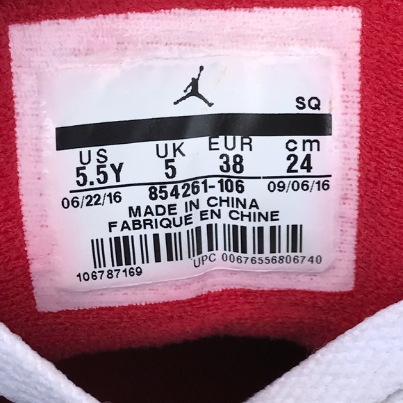 Air Jordan Retro 3 True Blue Size 5.5Y / 7 W - Picture 6 of 9